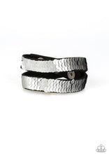 Load image into Gallery viewer, Under The Sequins Silver Urban Wrap Bracelet
