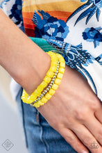 Load image into Gallery viewer, Vacay Vagabond Yellow Bracelet
