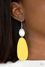 Load image into Gallery viewer, Vivaciously Vogue Yellow Earrings
