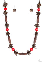 Load image into Gallery viewer, Cozumel Coast Red Necklace
