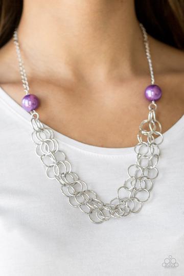 Daring Diva Purple Necklace