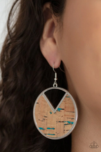 Load image into Gallery viewer, Nod To Nature Blue Earrings
