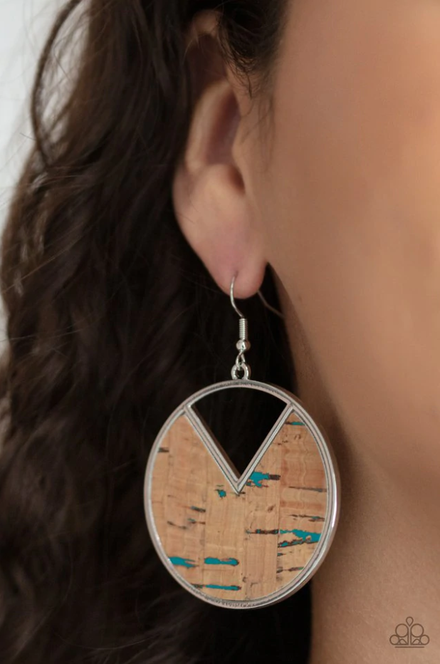 Nod To Nature Blue Earrings