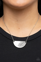 Load image into Gallery viewer, Cool, Palm and Collected Silver Necklace
