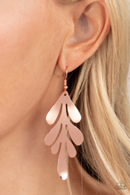 Load image into Gallery viewer, A Frond Farewell Copper Earrings
