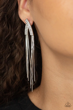Load image into Gallery viewer, It Takes Two To Tassel White Post Earrings
