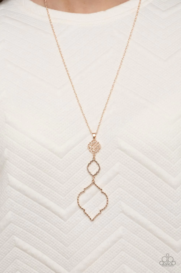 Marrakesh Mystery Rose Gold Necklace