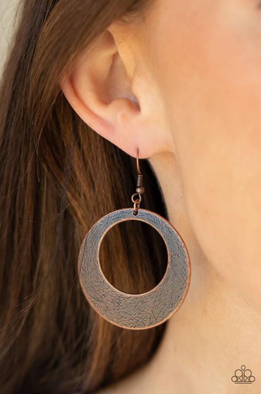 Outer Plains Copper Earrings
