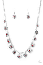 Load image into Gallery viewer, Lovely Lockets Red Necklace
