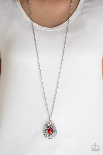Modern Majesty Red Necklace