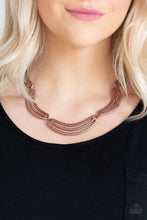 Load image into Gallery viewer, Palm Springs Pharaoh Brass Necklace
