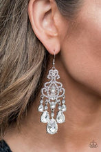 Load image into Gallery viewer, Queen of All Things Sparkly White Rhinestones Earrings
