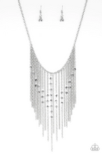 Load image into Gallery viewer, First Class Fringe Silver Necklace
