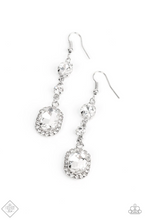 Load image into Gallery viewer, Glass Slipper Sparkle White Earrings
