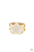 Load image into Gallery viewer, Here Come The Fireworks Gold Ring
