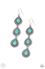 Load image into Gallery viewer, Desertscape Dweller Blue Earrings
