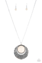 Load image into Gallery viewer, Medallion Meadow White Necklace
