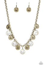 Load image into Gallery viewer, Spot On Sparkle Brass Necklace
