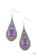 Load image into Gallery viewer, Deco Dreaming Purple Earrings
