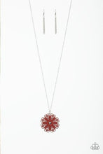 Load image into Gallery viewer, Spin Your Pinwheels Red Necklace
