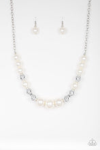 Load image into Gallery viewer, Take Note White Pearl Necklace
