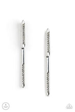 Load image into Gallery viewer, Very Important Vixen Silver Post Jacket Earrings
